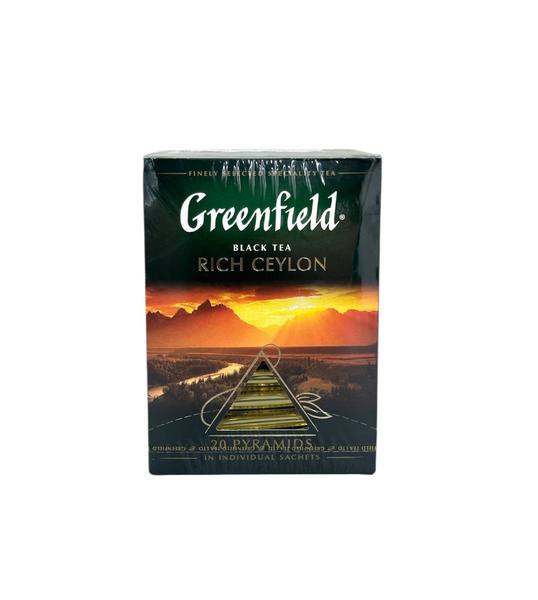 Greenfield black tea Rich ceylon 20 pcs